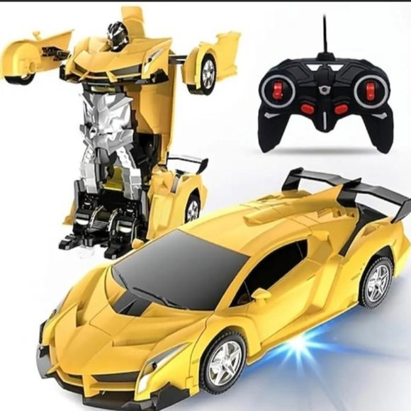 New Remote Control Car Transforms Into a Robot - 360° Rotating Drifting - Picture 1 of 2